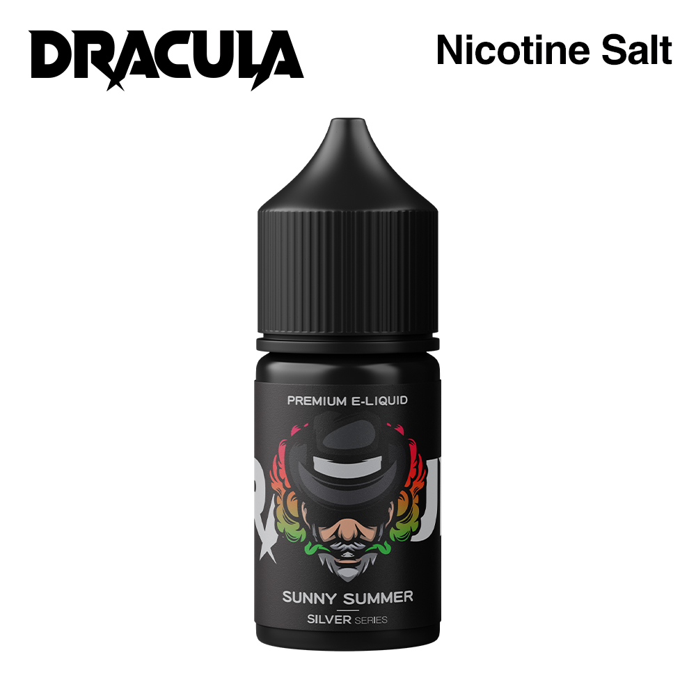 DRACULA Nicotine Cool Sunny Summer vape juice with nicotine 9.8MG 30ML