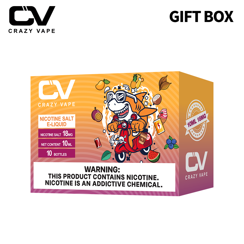 CRAZY VAPE Gift Box Set Nicotine Salt E-liquid