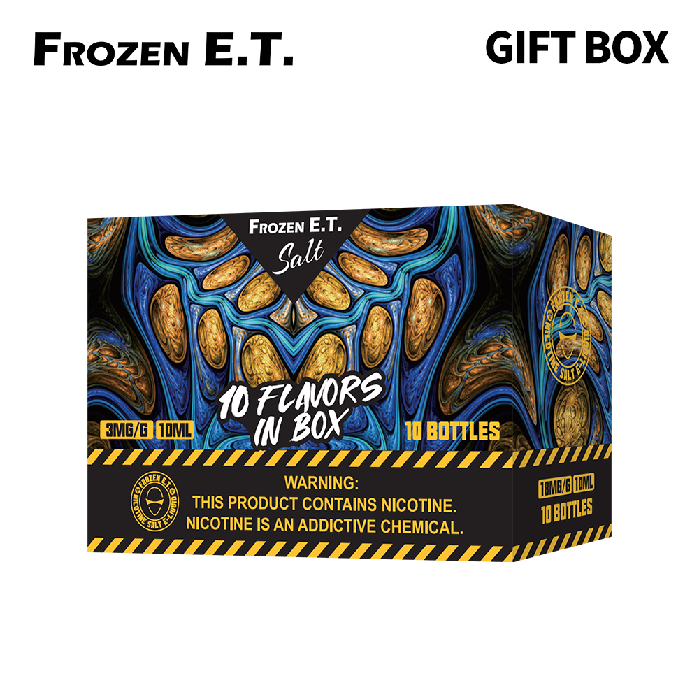 Frozen E.T. Gift Box Set Nicotine Salt E-liquid, 5:5, 18mg, 10ml, 10bottles/set
