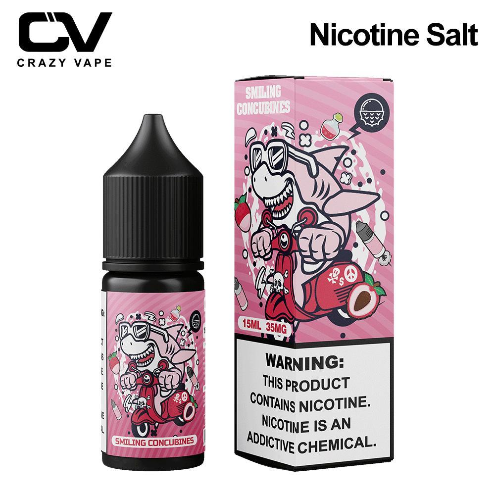 Lychee Nicotine Salt E-juice Vapor Flavors Wholesale 35mg PG50 - Crazy Vape Mini