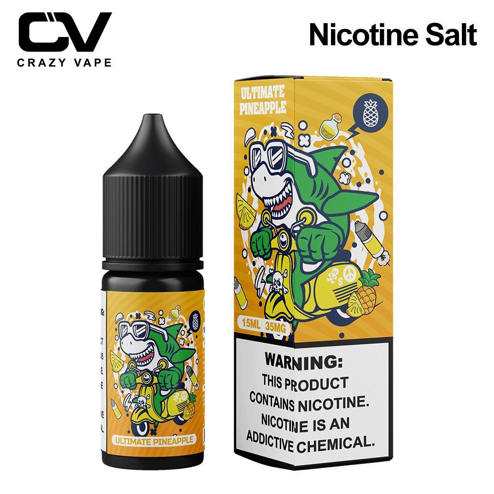 Pineapple Nicotine Salts Vape Oil for Ecigarette 15ml - Crazy Vape Mini