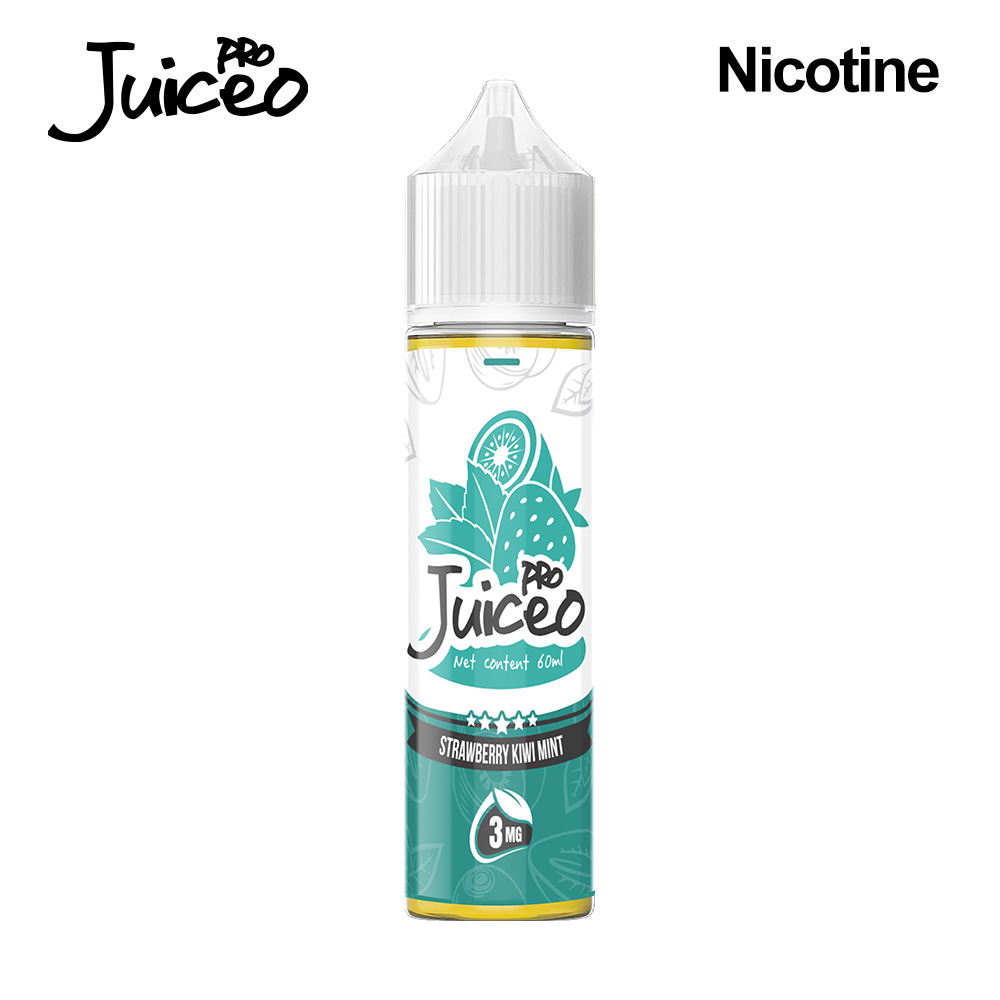 Strawberry Kiwi Mint E Cigarette Nic Salt Eliquid Wholesale - Juiceo