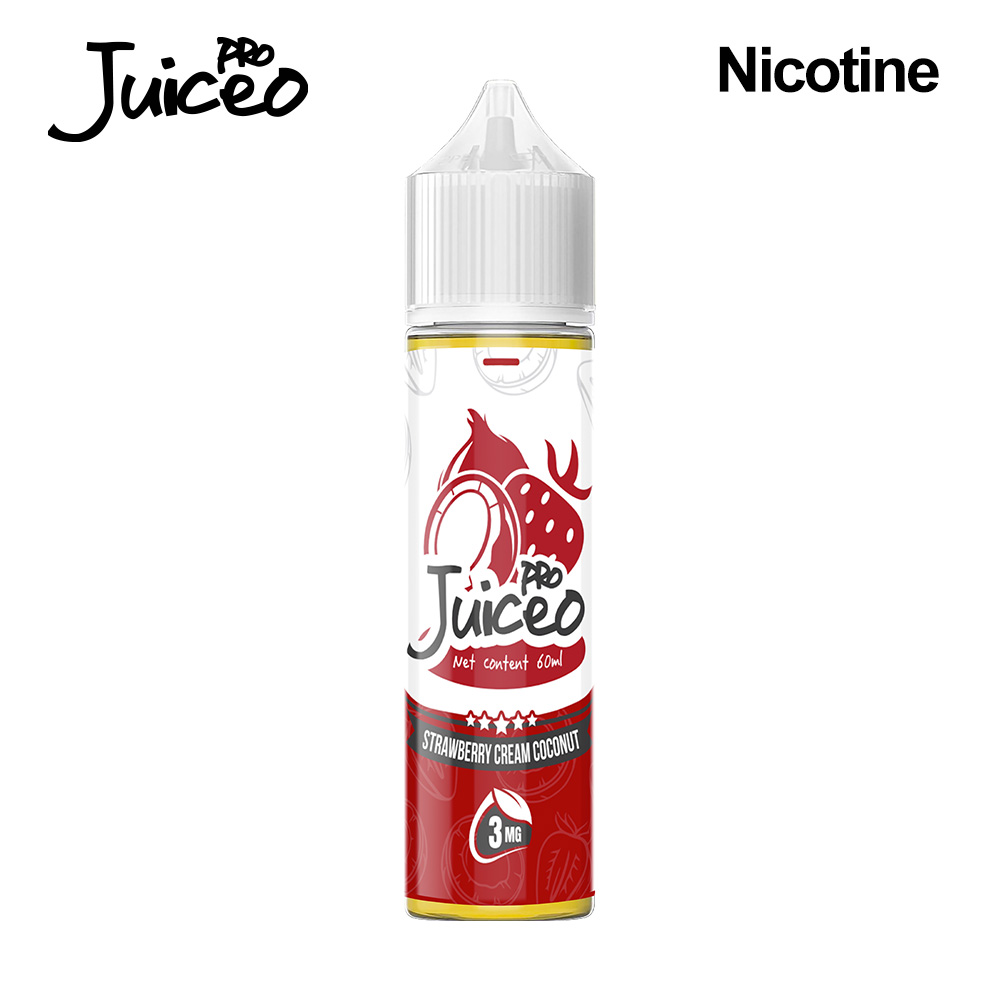 Nicotine Salt Mtl Vape Juice Wholesale Strawberry Cream Coconut - Juiceo