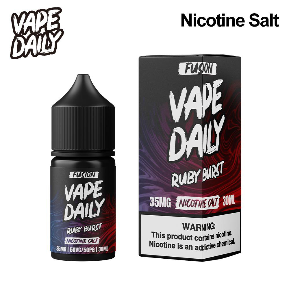 Nicotine Salt Ruby Burst vapor juice Flavor 35MG 30ML - Vape Daily