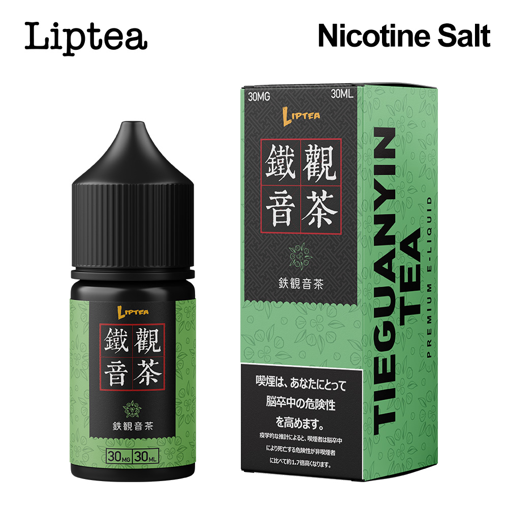 Nicotine Salt Tieguanyin Tea Vape Flavor Lists 30MG 30ML- Liptea