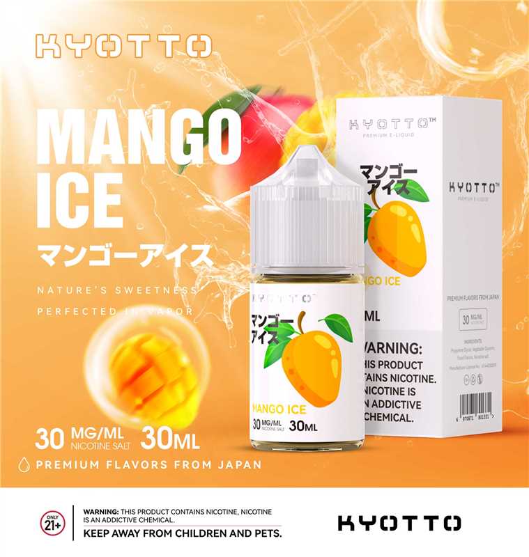 kyotto Mango Ice 30ML Nicotine Salt E-liquid